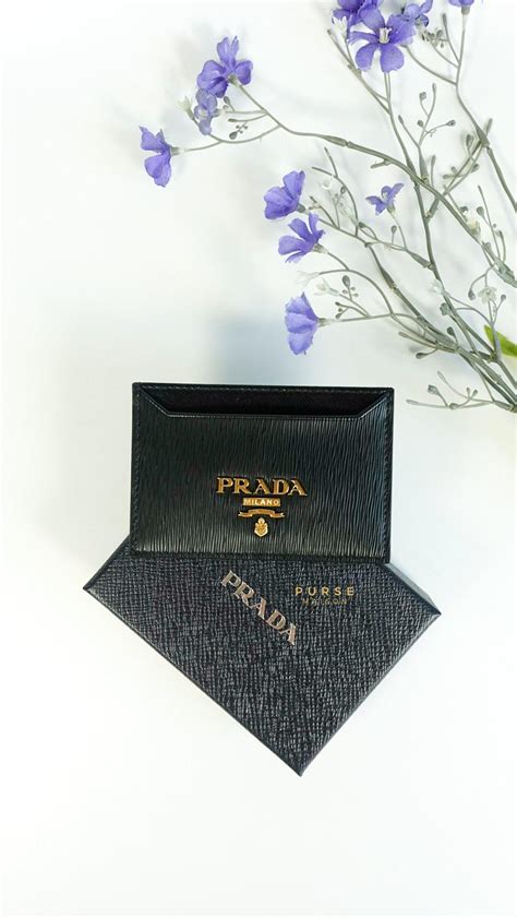 prada card holder women black 1mc208